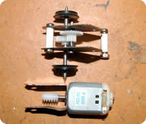 disassembled gearbox unit